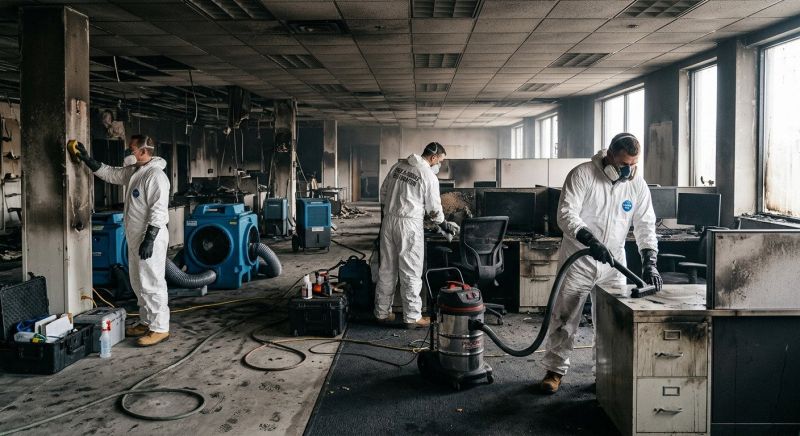 Commercial Fire Damage Repair in Mesa, AZ