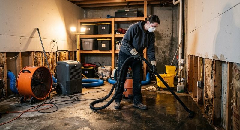 Crawl Space Water Remediation in Santa Rosa, CA